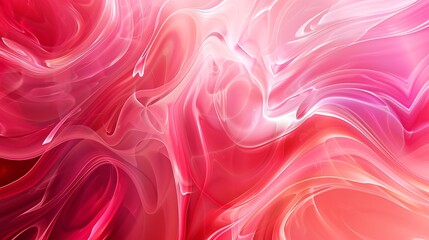 Obraz premium Abstract Pink and White Swirling Pattern