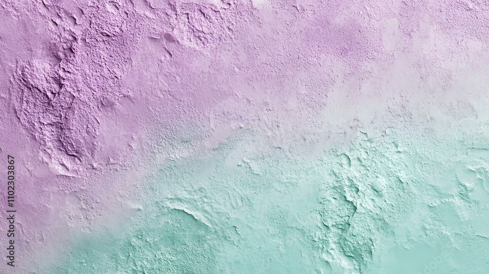 Aufkleber soft lavender and mint green gradient background with a grainy noise texture, creating a subtle abst