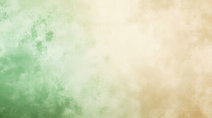 Smooth grainy gradient background in soft beige and pastel green tones with noise texture, ideal for website headers and backdrops