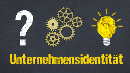 Obraz premium Unternehmensidentität 