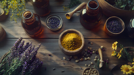 Herbalism  Natural Remedies  Dried Flowers    Essential Oils