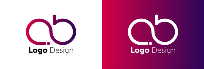 LOGO letter a and letter b. Contemporary Logo Design for Innovative and Creative Branding Solutions that Stand Out