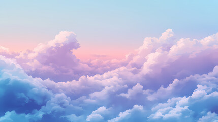 Gradient light sky blue to pale lavender abstract background. Cerulean. Illustration