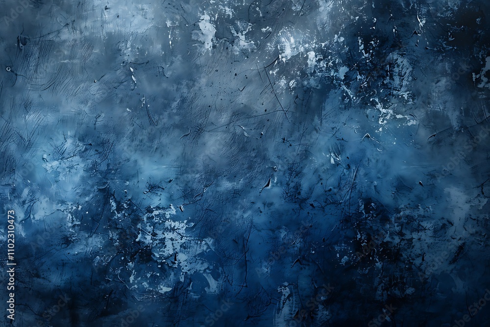 Poster grunge background with space for text or image. dark blue color.