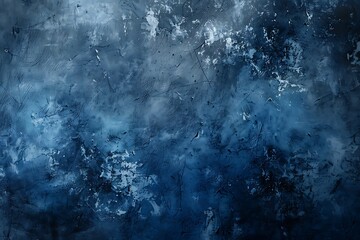 Grunge background with space for text or image. Dark blue color.