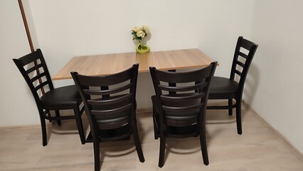 table and chairs