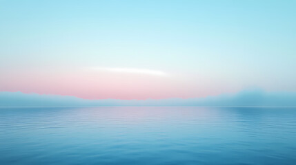 Obraz premium Blue gradient background with a minimalist flat design, featuring a smooth transition from light blue to dark sky-blue, with blurred edges and no text or characters. Cerulean. Illustration