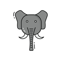 Elephant vector icon