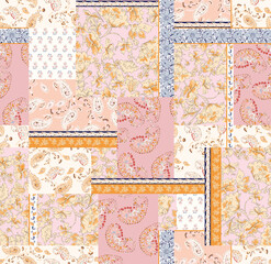 digital print pattern summery vibrant colors