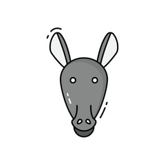 Donkey vector icon
