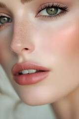 Fototapeta premium Effortless Everyday Makeup Look for a Professional Work Environment