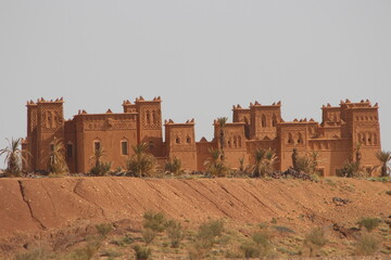 View of Kasbah in Ouarzazate, Morocco