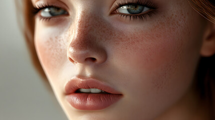Fototapeta premium Effortless Everyday Makeup Look for a Professional Work Environment