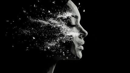 Shattered Profile: A Digital Exploration of the Human Psyche