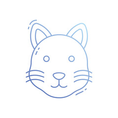 Cat vector icon