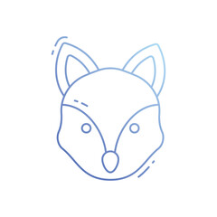 Fox vector icon