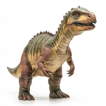 Photo of a Thescelosaurus isolated on white background