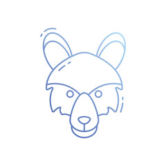 Wolf vector icon