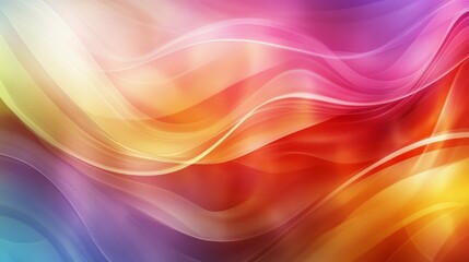 Obraz premium Stunning Abstract Graphic Design with Vibrant Colors and Fluid Lines