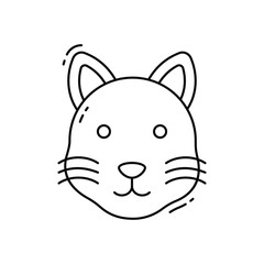Cat vector icon