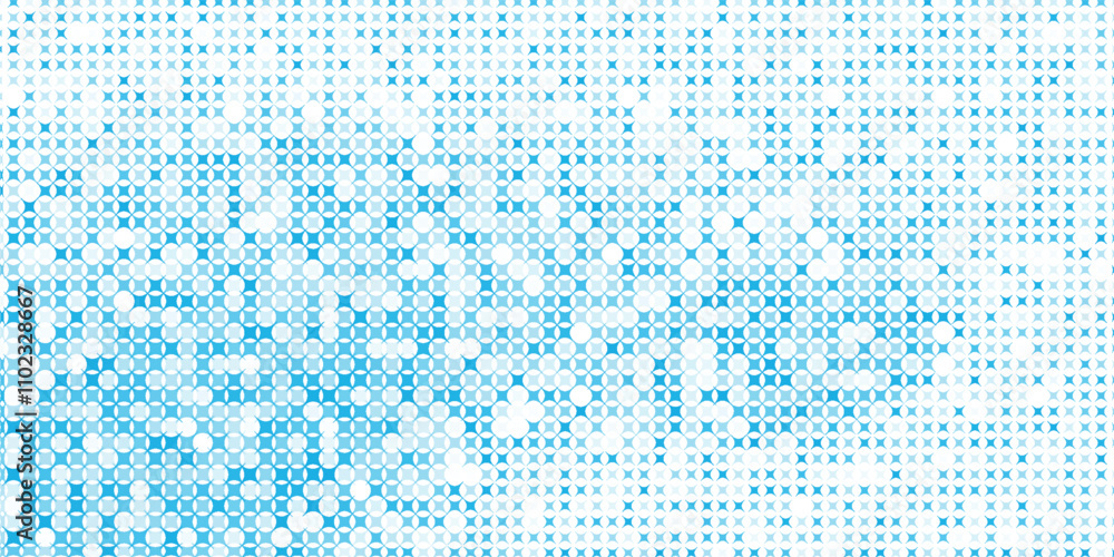 Poster light blue, green vector modern geometrical circle abstract background. dotted texture template. geo