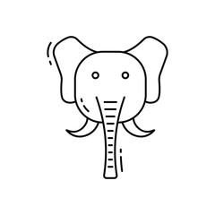 Elephant vector icon