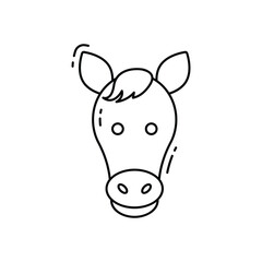 Horse vector icon