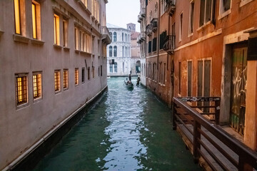 Gondola views from Venice