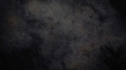 Fototapeta premium Grungy abstract design featuring distressed textures with shades of grey, black, and rusty orange. Rough surfaces, scratches, and splashes evoke an industrial, raw aesthetic.