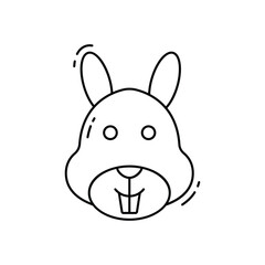 Chipmunk vector icon