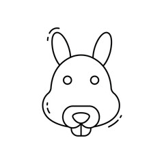 Squirrel vector icon