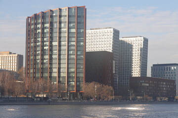 Moskva River embankment, ZIL plant territory, Moscow, November 2024, 2