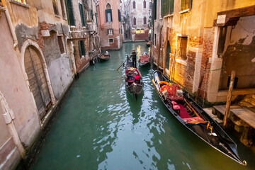 Gondola views from Venice