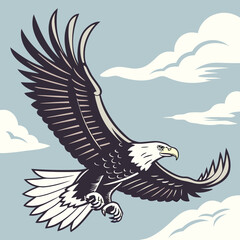 eagle in the sky