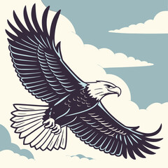eagle in flight