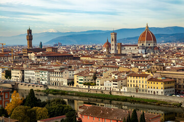 Fototapeta premium wonderful panoramic view from florence