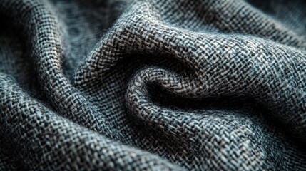 Fototapeta premium Fabric texture, close-up, detailed weave, high resolution, textile background.