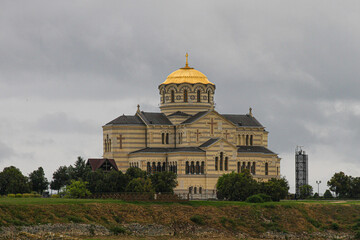Crimea, Sevastopol, St. Vladimir's Cathedral in Chersonesos