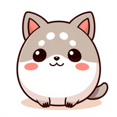 Fototapeta premium cute design emoticon animal stickers
