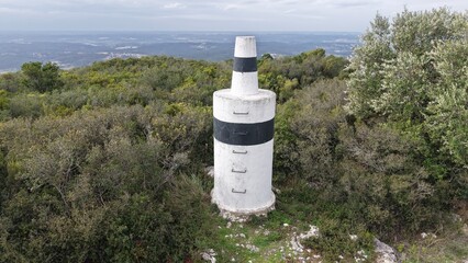 Portuguese Triangulation station on a mountain