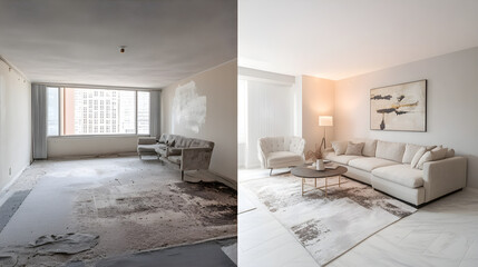 Stunning Transformation: From Outdated Apartment to Modern Oasis - A Visual Renovation Journey