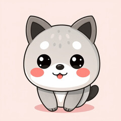 cute design emoticon animal stickers
