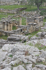 Crimea, Sevastopol, Tauric Chersonesos, Ruins on the seashore