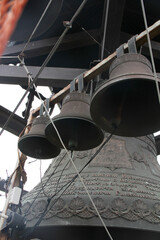Bells on the bell tower, St. Vladimir's Cathedral in Chersonesos, Crimea, Sevastopol