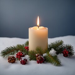 Kerzen. Generative AI Technologie