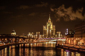 Obraz premium moscow at night 