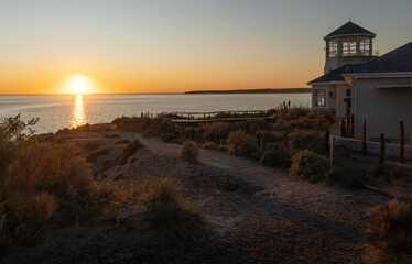 Ecocentro at sunrise