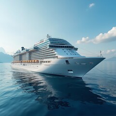 Naklejka premium luxury ship