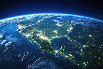 Fototapeta premium Steubenville, Ohio, USA. The Great City in America on the Global Map