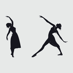 Kailee silhouette vector art and illustration